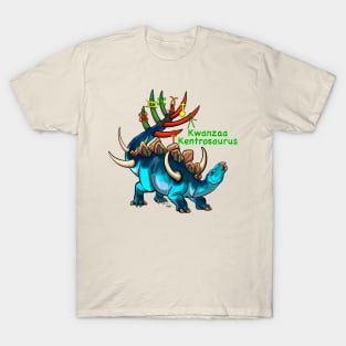TWD HoliDinos: Kwanzaa Kentrosaurus - Text T-Shirt